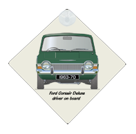 Ford Corsair Deluxe 1963-70 Car Window Hanging Sign